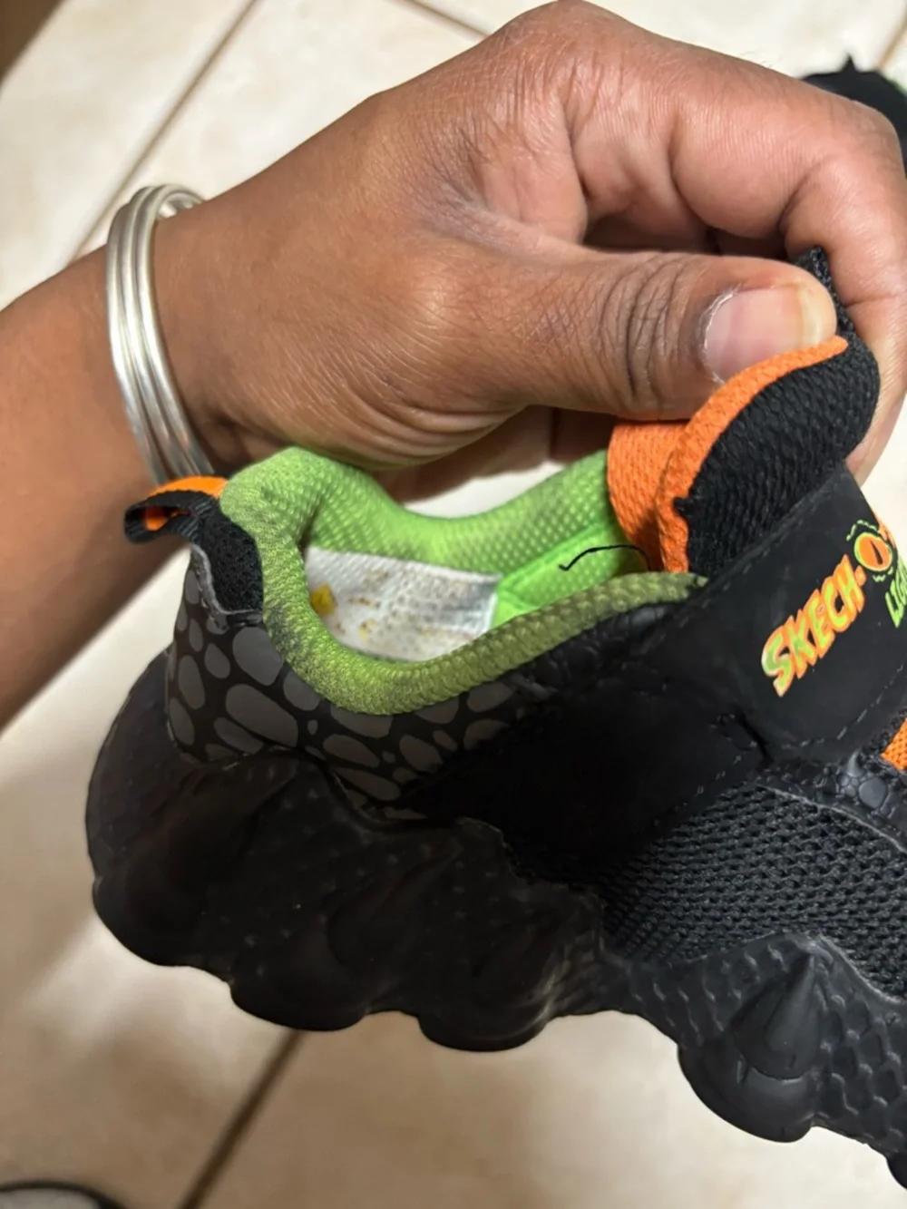 Skechers Kids' Skech-O-Saurus Light Up Sneakers 11c - Picture 5 of 7